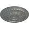 Ekena Millwork Oslo Ceiling Medallion (Fits Canopies up to 7 5/8"), Hand-Painted Silver, 38 3/8"OD x 2 7/8"P CM38OSSLS - alternate 4
